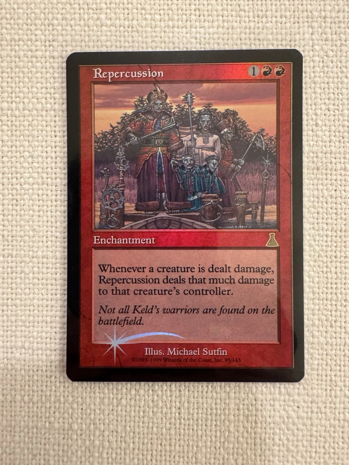 Repercussion Foil Urza's Destiny MTG Magic the Gathering LP