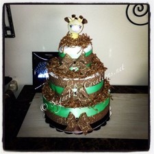 Giraffe Three Tier Diaper Cake