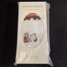 ADDISON BELLE 100 Organic Muslin Cotton Muslin Swaddle Blanket 47 In x 47 In