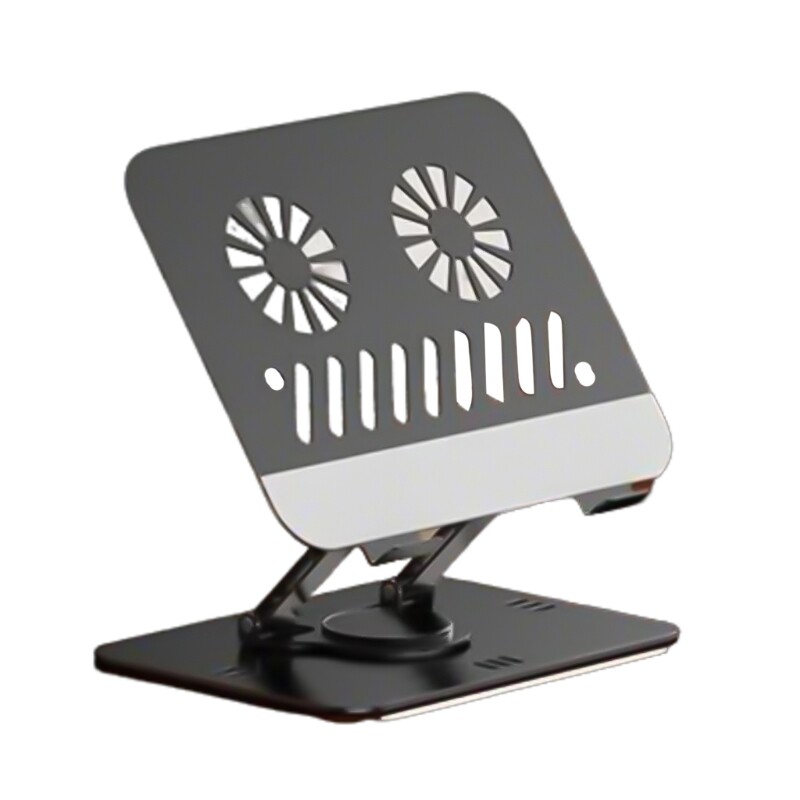 Tablet Desk Mount 360 Swivels Adjustable Aluminum Support Stand for 4-16in Users-image