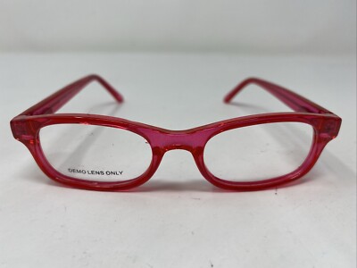 Lantis Optical L8018 PNK 42-16-128 Deep Pink Full Rim Eyeglasses Frame 7376