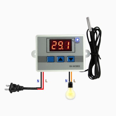 Temperaturregler Mit FühlerThermostat 220V Digital Temperaturschalter -50~110°C！