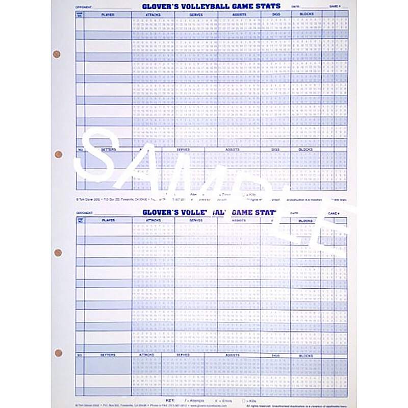 Volleyball stats on sale