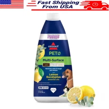Pet Multi-Surface Floor Cleaner Lemon Eucalyptus Streak-Free Formula 32 Oz New