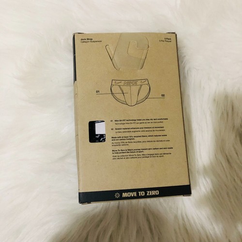 Men's Nike Dri-FIT Essential 3-Pack Microfiber Jockstraps Stretch Size XXL - Picture 5 of 7