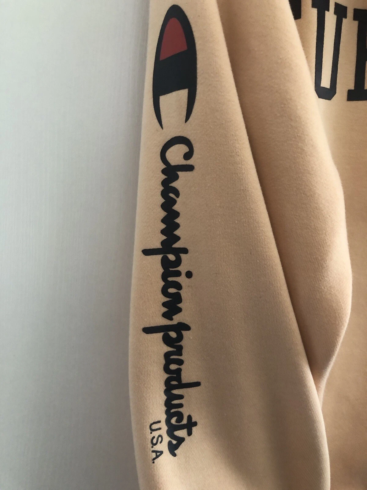 Supreme Champion FW16 Hoodie Peach Size M