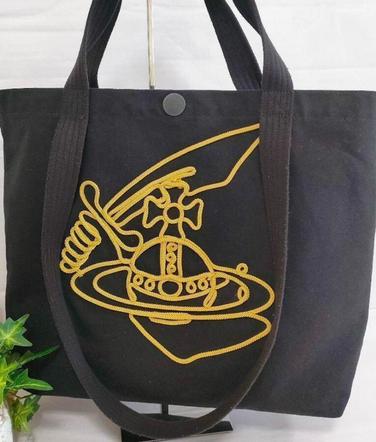 バッグ Vivienne Westwood Anglomania tote bag B Vivienne Westwood Anglomania Tote Bag 2way Orb A4 Black Canvas