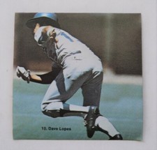 1976 Sportstix Dave Lopes Dodgers  Sticker  MINT