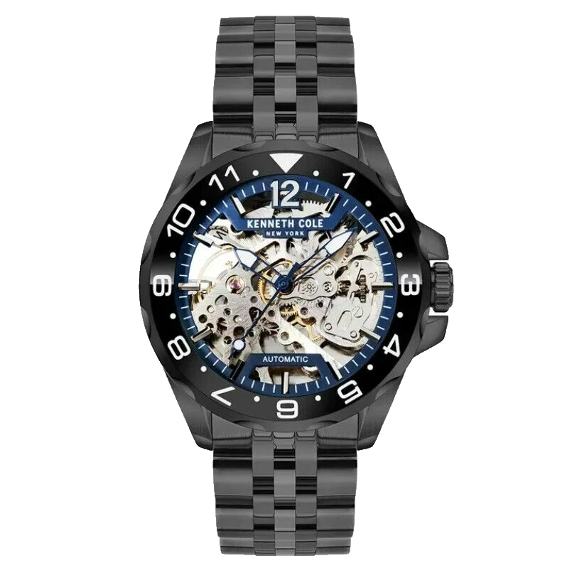 Awearness kenneth cole silver & black watch sale
