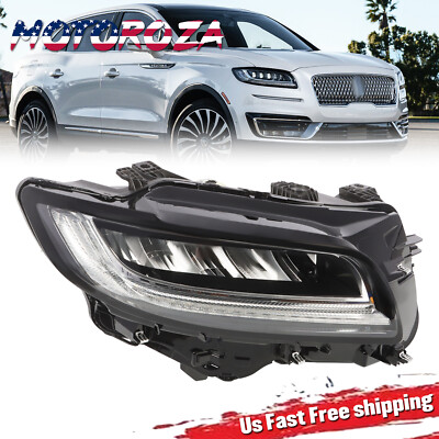 LED Headlight Right For 2019 2020 2021 Lincoln Nautilus Passenger W/O Adaptive