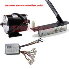 24V 500W Brush Electric Motor Controller Pedal Go Kart Quad Buggy ATV Scooter