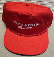 Vintage Firestone Racing Vintage Hat New SnapBack Embroidered Never Worn