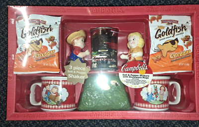 unopened Campbells soup mugs set /food is expired don't consume