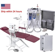 Dental Mobile Delivery Unit Suction Air Compressor Motor 4H /Chair+Turbine Unit