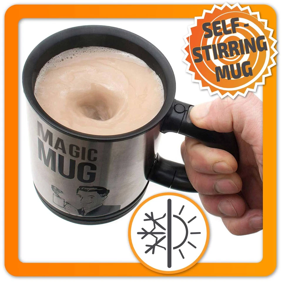 Selbstrührende Tasse Becher Automatisch Kaffeebecher Elektrisch Magic Mug Gadget - Bild 1 von 3