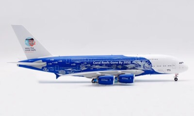 1:200 37CM SQ Wings Hifly AIRBUS A380 Passenger Airplane Diecast