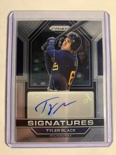 2023 Panini Prizm Baseball Tyler Black Signatures Auto #SIG-TB