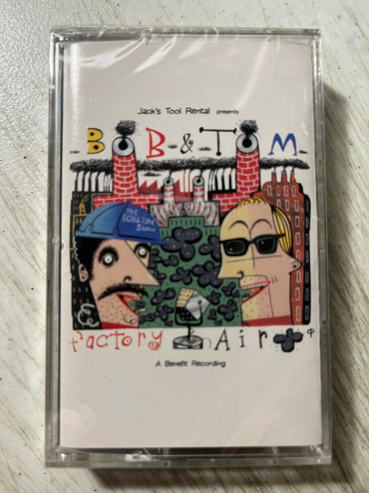 Bob And Tom Factory Air 1996 CASSETTE TAPE Q95 Radio comedy duo 