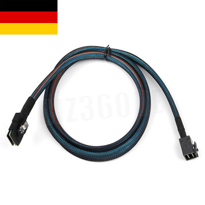 12G Internes Mini SAS HD SFF-8643 to SFF-8087 kabel SAS Controller zu Backplane