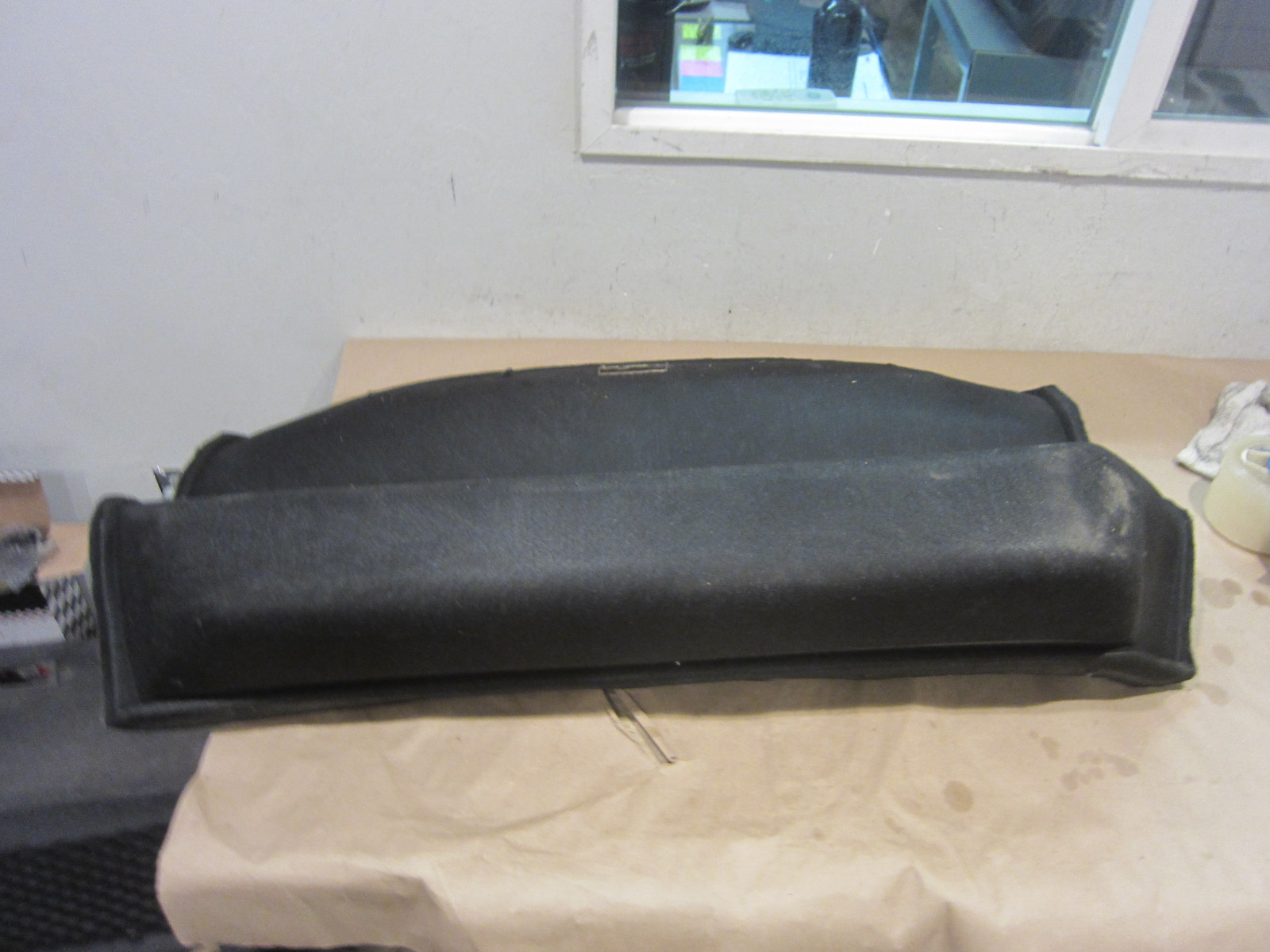 Maserati 4200 Spyder - Rear Trunk Seat Back Carpet Panel - Grey - P/N 66739800