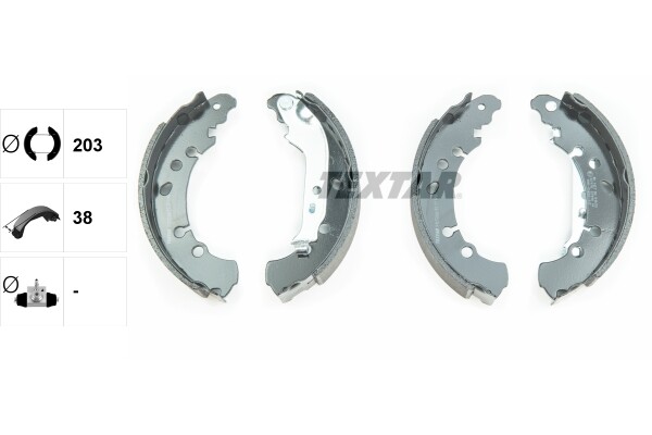Brake Shoe Set for DAIHATSU TOYOTA:VITZ,YARIS,YARIS/VITZ,CHARADE VIII
