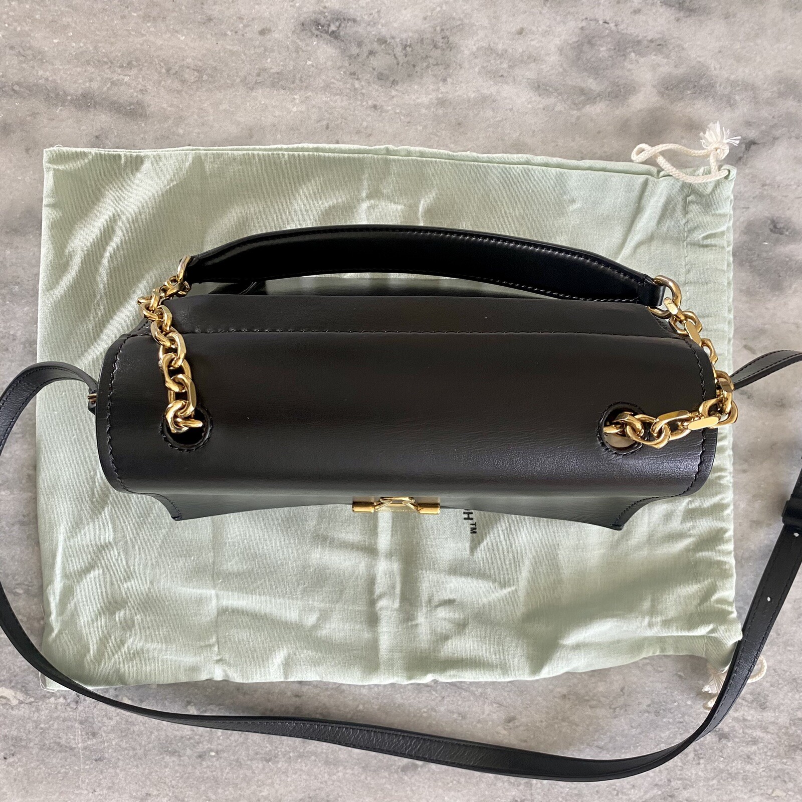 OFF-WHITE Binder Medium Soft Leather Shoulder Bag - image 8