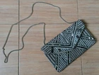 Women's NEW LOOK embroidered clutch bag, Good condition.