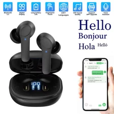 Translator Earbuds 144 Languages Real Time Online OffLine Bluetooth Translation