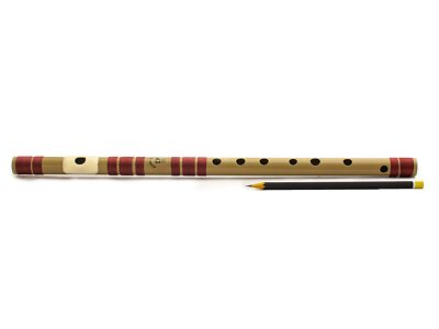 PVC Fiber G Natural Bansuri Middle Octave Right Handed US