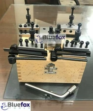 5 Pieces Set T37 Quick-Change Toolpost With 1/16 x 5/16 Parting Off Tool Holder