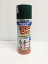 Hammerite Rust Cap Smooth Dark Green 42230 Finish Spray Paint 12oz Spray Can