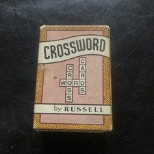 Vintage Crossword by Russell A Big Little Card Game VOL VI 1930s