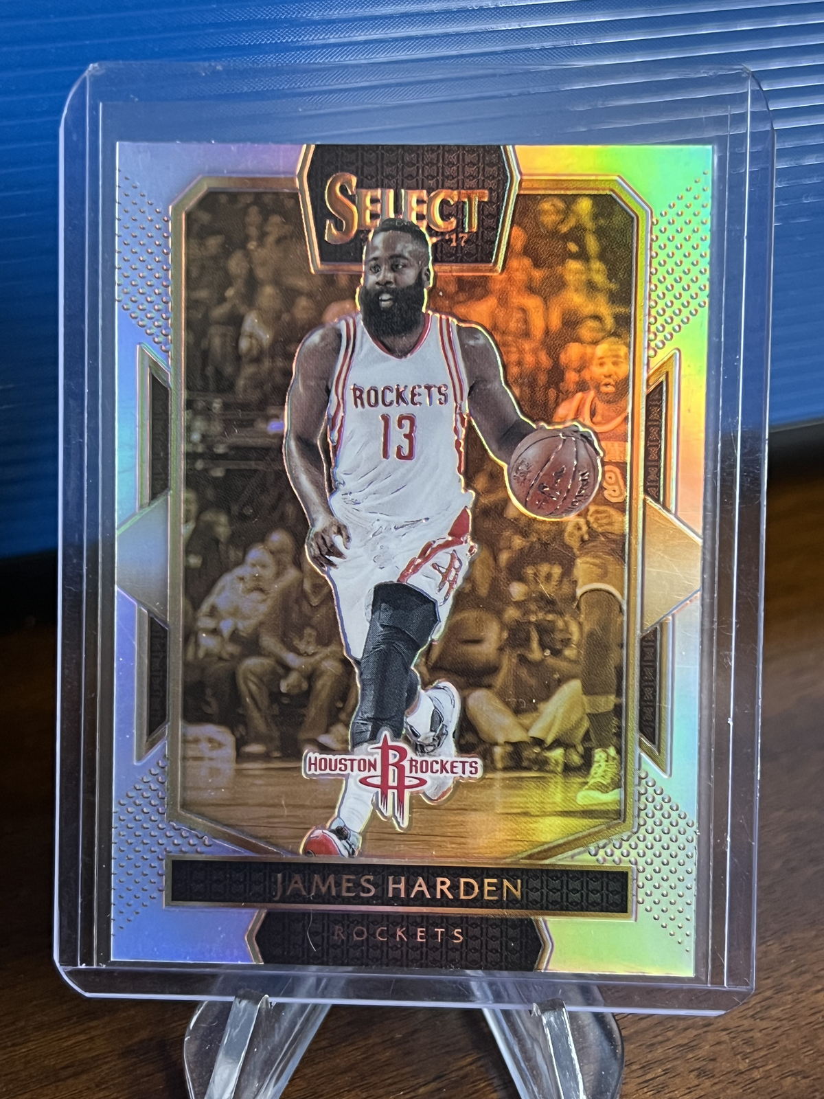 2016-17 Panini Select #206 James Harden Silver Prizms