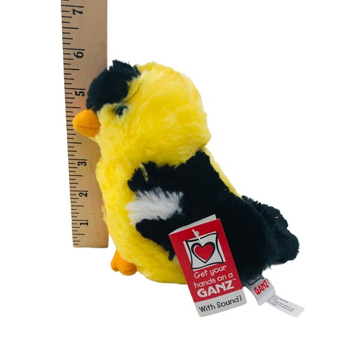 GANZ Cheerful Chirps Plush Birds Goldfinch Yellow & Oriole Orange 5”H Animals - Picture 4 of 14