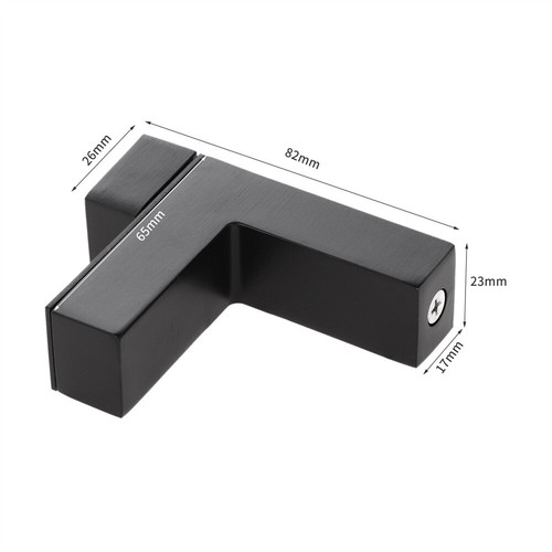 1/4Pcs Glass Shelf Bracket Holder Zinc Alloy S/L Shelf Holder Support Wall Mount - Picture 27 of 35
