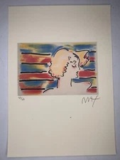 PETER MAX COA Vintage Original Art Print Poster Lithograph Signed Limited 