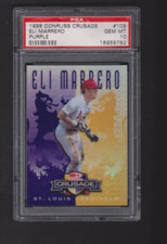 1998 DONRUSS LEAF ROOKIE CRUSADE PURPLE #109 ELI MARRERO PSA 10 GEM #/100 POP 2
