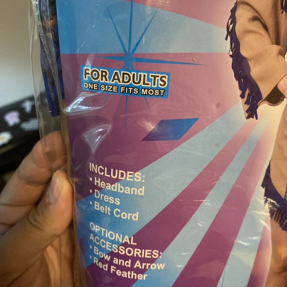 Foro Novedades Princesa Nativa Americana Disfraz Talla Única Adulto Western Foto 2 de 4