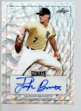 2022 Leaf Perfect Game Nat'l Show Metal Silver  MA-JB3 Jackson Brasseux 2/9