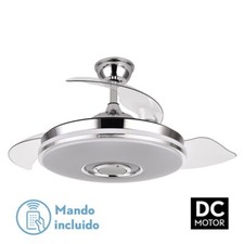 VENTILADOR DC NOTO 72W 6120LM CROMO 3ASP.DESP.108D 3 COLORES+RGB