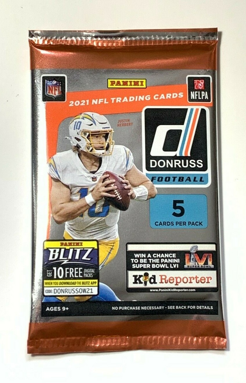 Panini Donruss 2021 NFL Football Gravity Sports Trading Card - Pack of 5 for  sale online | eBay