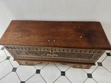 Wunderschöne alte Barock Truhe Kleidertruhe 18. Jahrhundert antik, gepflegt