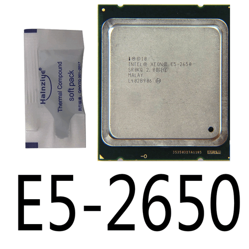intel Xeon E5-2643 E5-2643 V2 E5-2648L E5-2650 E5-2650L V2 CPU Processor - Picture 5 of 6