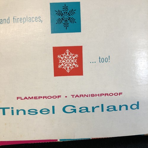 Vintage Christmas Tinsel Garland Franke 50 feet long 3"wide Gold @6 - Picture 7 of 8
