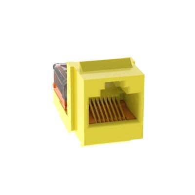 Panduit NK5E88MYLY Cat 5e UTP RJ45 Leadframe Keystone Jack Module Yellow