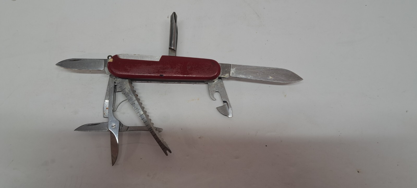 Victorinox Red Fisherman Swiss Army Knife 9/7/11 eBay