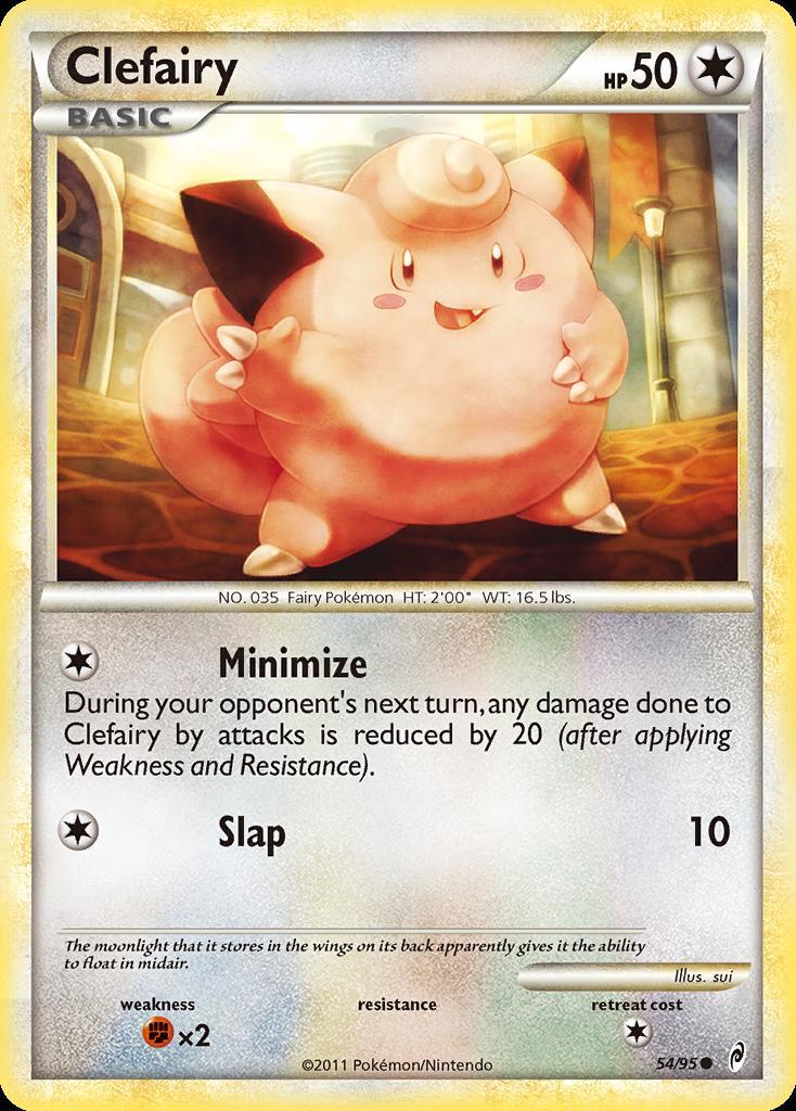 Pokemon Clefairy (54/116) Call of Legends LP