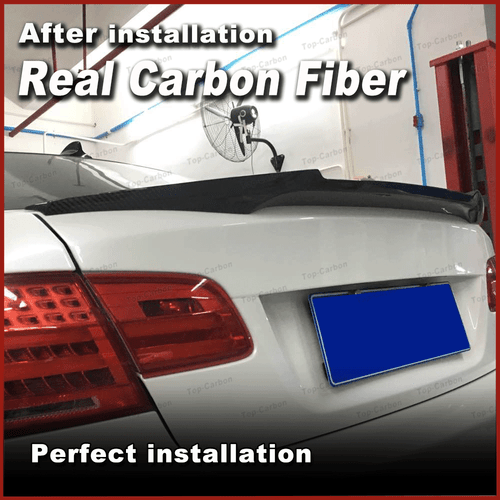 Carbon Heckspoiler Heckflügel Spoiler Lippe für BMW 3er Coupe E92 325i M3 06-13 - Picture 6 of 12