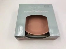 10 Strawberry Street Boxed Ceramic 8.5in Dinner Bowl Set of 2 AA02B40026