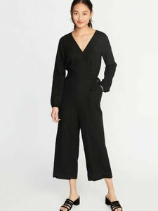 wrap linen jumpsuit